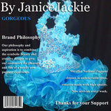 (#105) Halter flat glitz pageant dress. (blue)