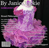 (#123) Off shoulder flat glitz pageant dress. (purple)
