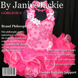 (#127) Halter flat glitz pageant dress. (berry) (Top: available / Skirt: 2 weeks production)
