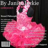 (#127) Halter flat glitz pageant dress. (berry) (Top: available / Skirt: 2 weeks production)
