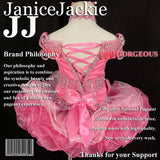 (#185) Off shoulder flat glitz pageant dress. (pink)