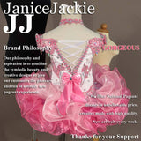 (#195) Off shoulder flat (High Glitz) national pageant dress. (white pink)