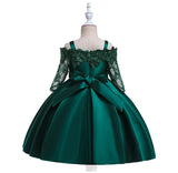 (#6004) Economic type pageant dress (dress name: lovely crown) (bright red, deep red, white, pink, emerald green)