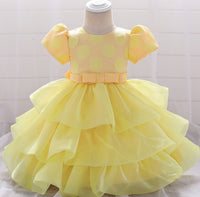 (#6003) Economic type pageant dress (dress name: baby girly) (seafoam, pink, deep red, yellow)