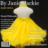 (#76) Halter chiffon baby doll plain shell (yellow)
