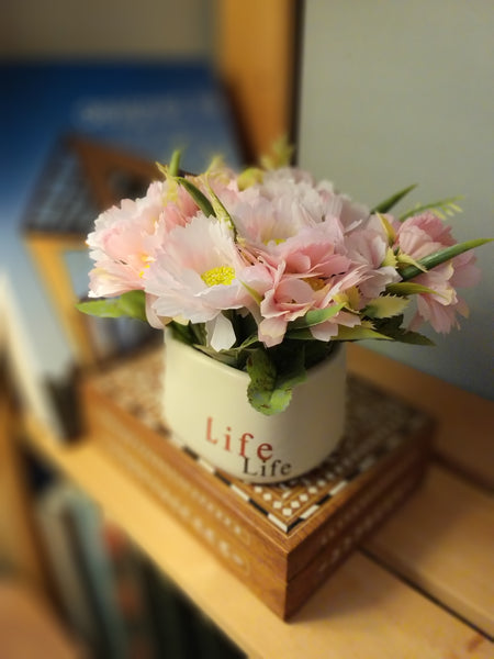 Vintage flower number: 0005 (include ceramic  flower pot)